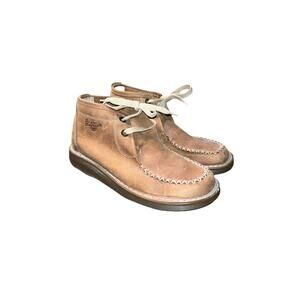 Dr. Martens Brown Leather Moc Toe Shoes Men's Size US 7 Style 2821 Chukka